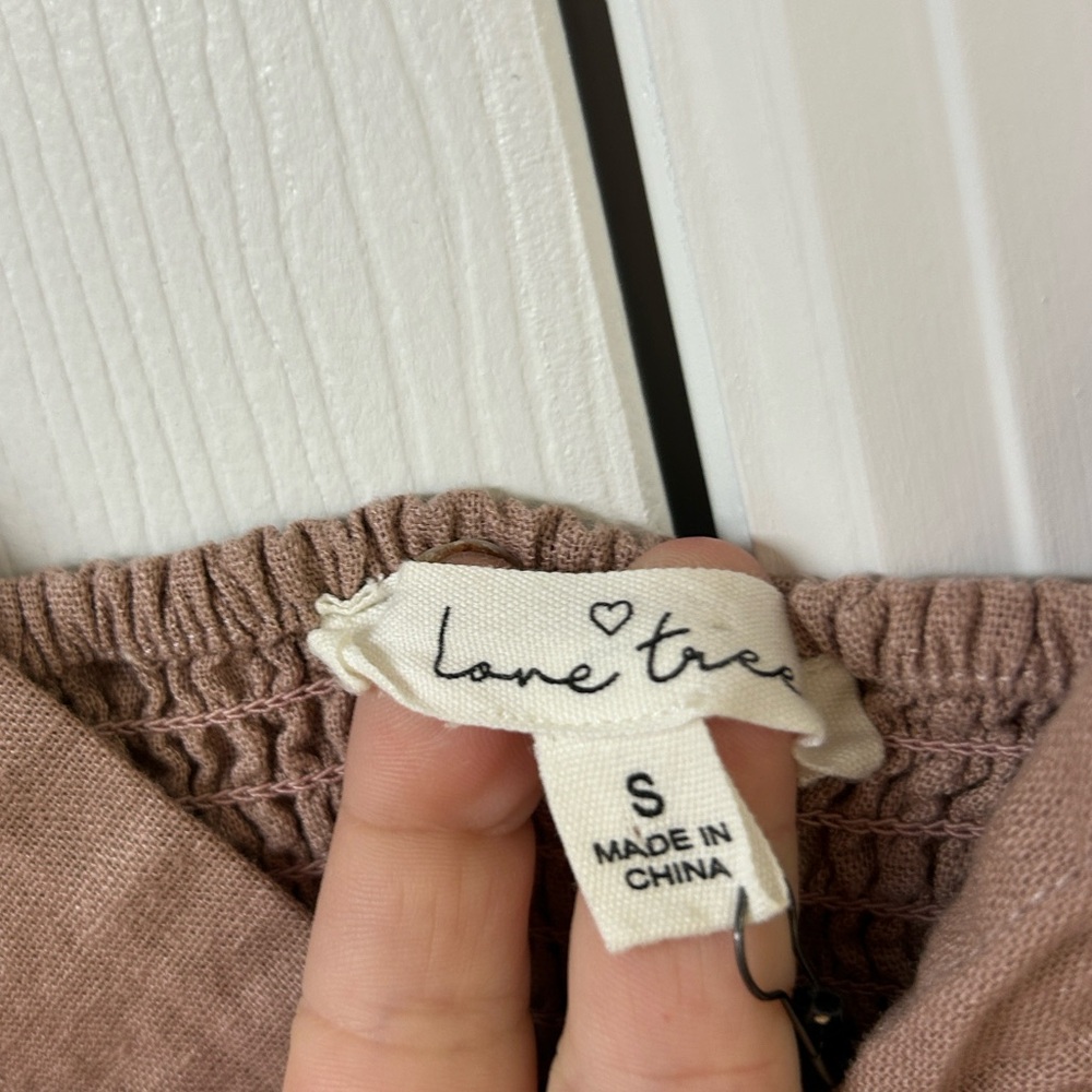 NWT Love Tree Dusty Pink Sundress Linen Blend - Picture 4 of 7